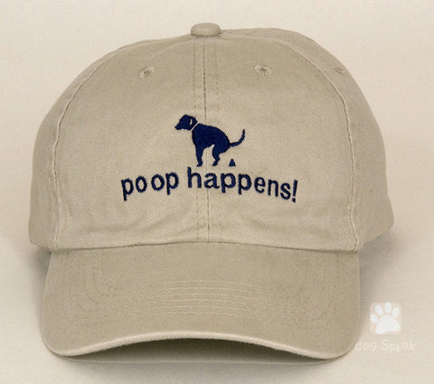 Poop Happens Embroidered Baseball Hat