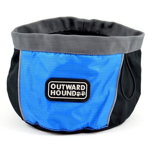 Blue Portable Dog Bowl