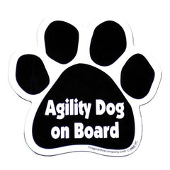 Agility Dog On Board Car Magnet