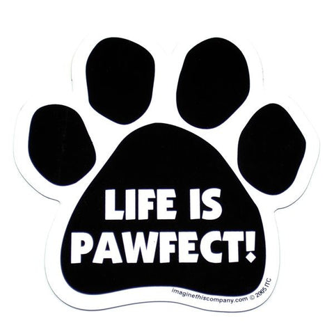 Life is Pawfect Car Magnet