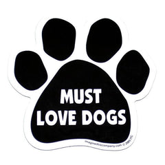 Must Love Dogs Car Magnet