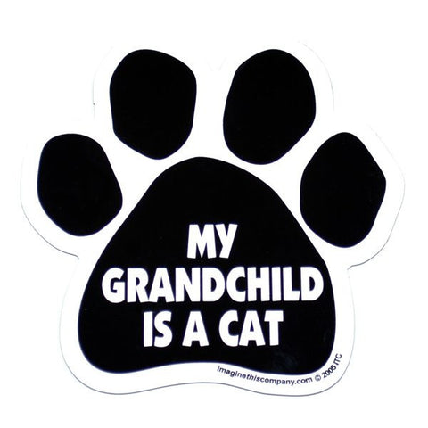 My Grandchild is a Cat Car Magnet