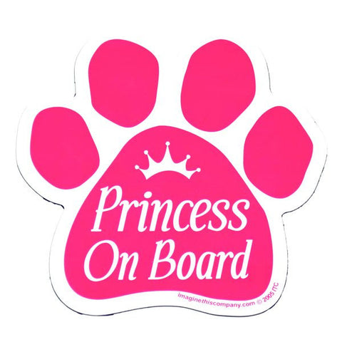 Princess on Board Car Magnet