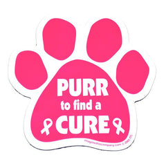 Purr to Find a Cure Car Magnet