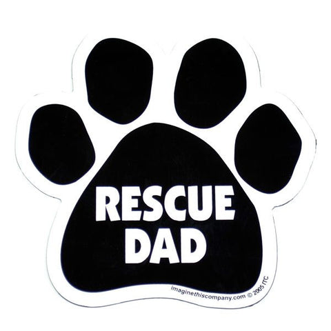 Rescue Dad Car Magnet