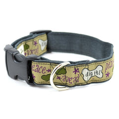 Fat Moe Decorative Adjustable Hemp Dog Collar