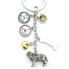 Great Pyrenees Metal Charm Key Chain