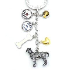 Labrador Retriever Metal Charm Key Chain