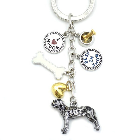 Rhodesian Ridgeback Metal Charm Key Chain