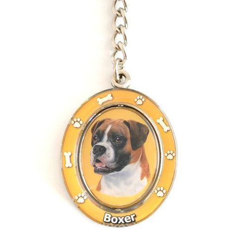 Boxer Spinning Key Chain