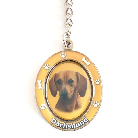 Dachshund (Red) Spinning Key Chain