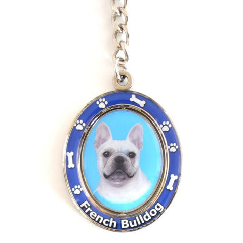 French Bulldog Spinning Key Chain