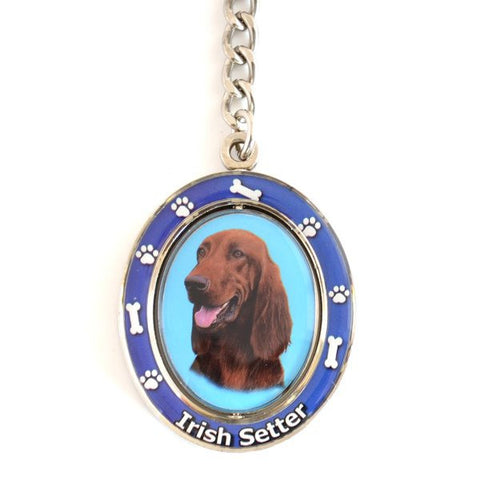 Irish Setter Spinning Key Chain