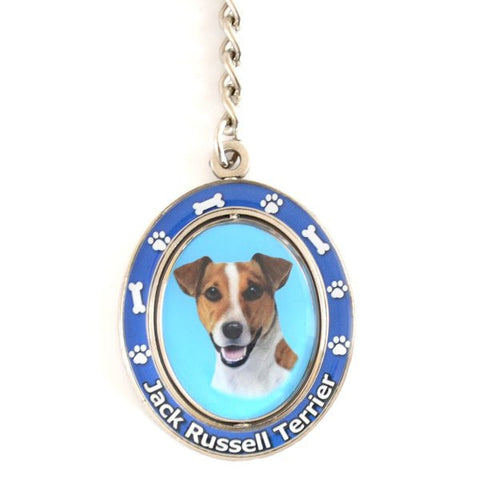 Jack Russell Terrier Spinning Key Chain