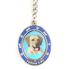 Labrador Retriever (Yellow) Spinning Key Chain