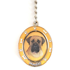 Mastiff Spinning Key Chain