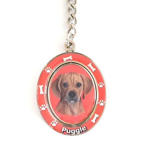 Puggle Spinning Key Chain