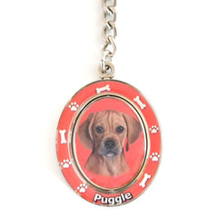 Puggle Spinning Key Chain