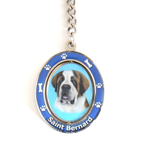 Saint Bernard Spinning Key Chain