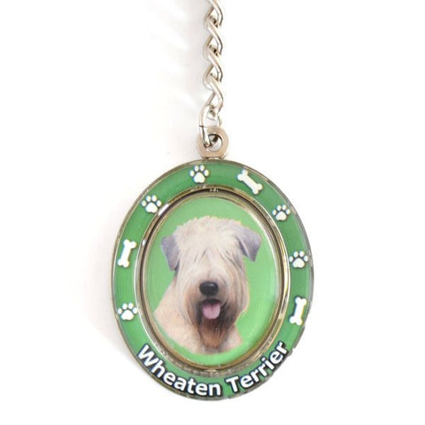 Wheaten Terrier Spinning Key Chain