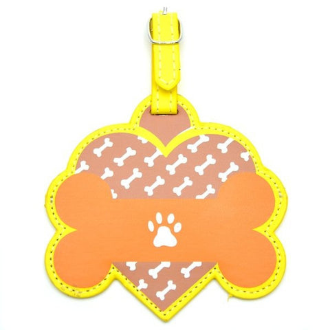 Dog Bone Luggage Tag