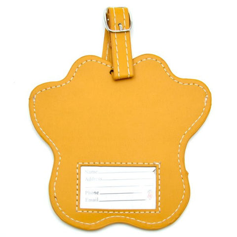 Dog Paw Luggage Tag