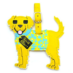 Golden Retriever Luggage Tag