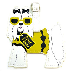 Maltese Luggage Tag