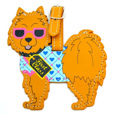 Pomeranian Luggage Tag