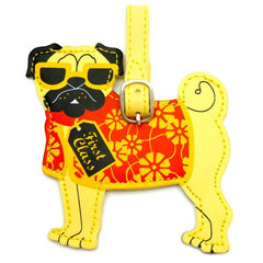 Pug Luggage Tag