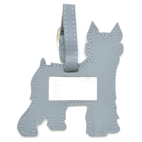 Schnauzer Luggage Tag