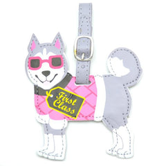 Siberian Husky Luggage Tag