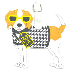 Beagle Luggage Tag