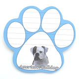 American Bulldog Magnetic Notepad