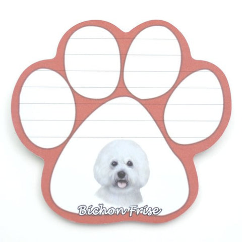 Bichon Frise Magnetic Notepad