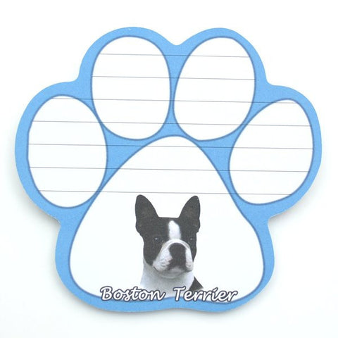 Boston Terrier Magnetic Notepad