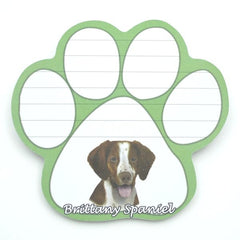 Brittany Spaniel Magnetic Notepad