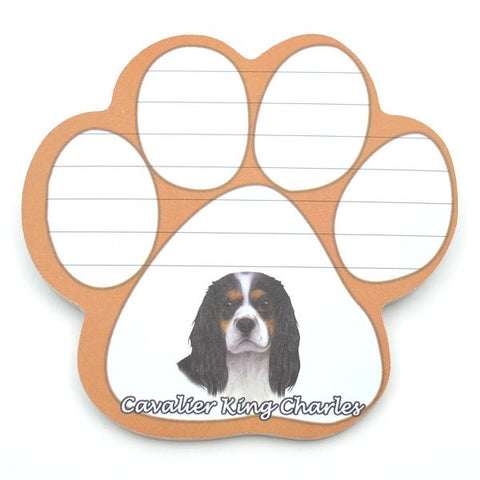 Cavalier King Charles Spaniel (Tricolor) Magnetic Notepad