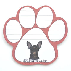 Chihuahua (Black and Tan) Magnetic Notepad