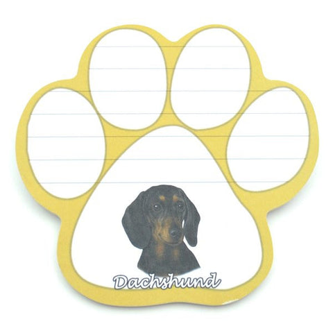 Dachshund (Black) Magnetic Notepad