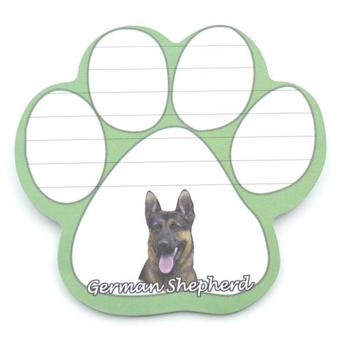 German Shepherd Magnetic Notepad