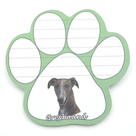 Greyhound (Brindle) Magnetic Notepad