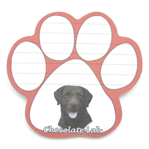 Labrador Retriever (Chocolate) Magnetic Notepad