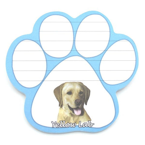 Labrador Retriever (Yellow) Magnetic Notepad