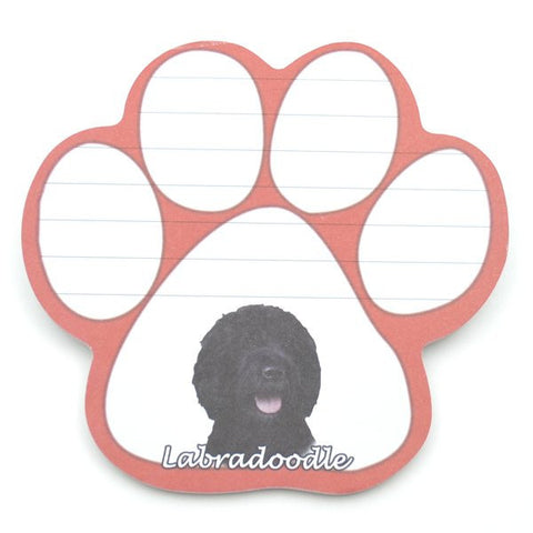 Labradoodle (Black) Magnetic Notepad