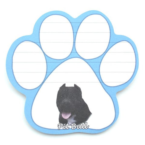 Pit Bull (Black) Magnetic Notepad