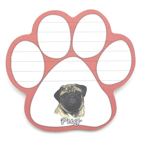 Pug Magnetic Notepad