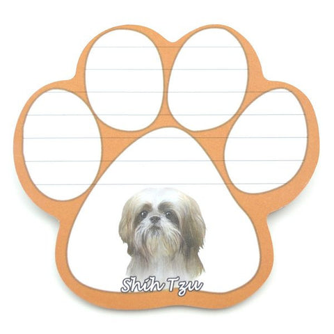 Shih Tzu (Tan and White Puppy Cut) Magnetic Notepad