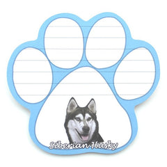 Siberian Husky Magnetic Notepad