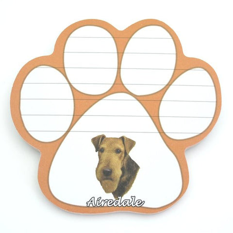 Airedale Terrier Magnetic Notepad